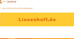 Desktop Screenshot of liesenhoff.de